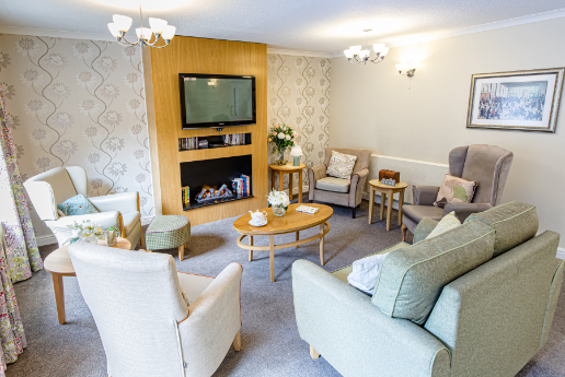 Lounge at Avalon Park Care Home